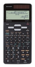 Sharp EL-W506T GY Scientific Calculator, EL-W506T-GY Black / Silver