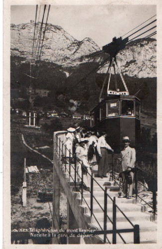 Carte postale téléphérique - postale,