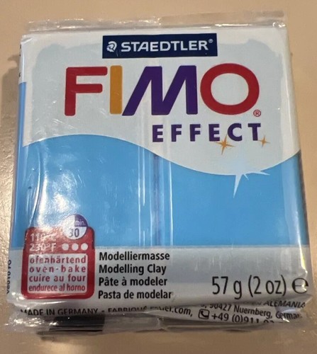 Fimo effect translucent - effect, blue