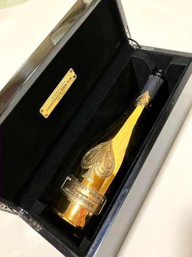 Bouteille champagne vide - bouteille,