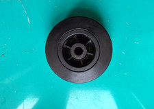 Vintage Caddie Atelier Roue Increvable Caoutchouc Dur 99mm Axe D.12mm 280 gr.