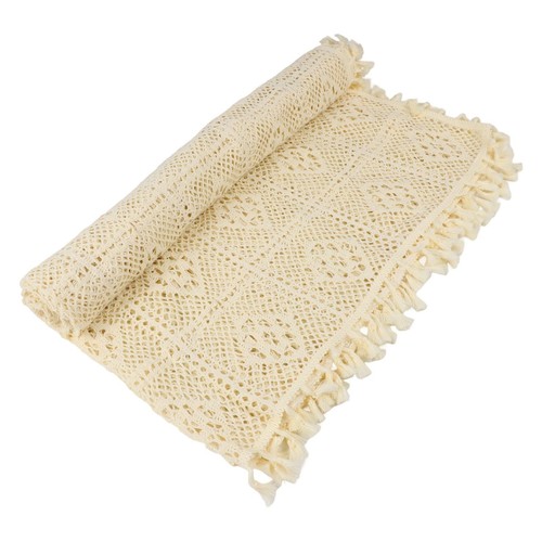 Nappe blanche crochet - nappe,
