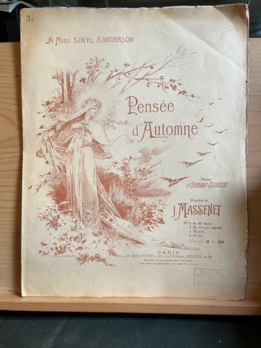 Jules massenet pensée - jules,