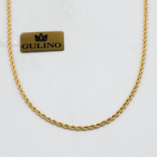 Collier femme jaune 18 - en, or