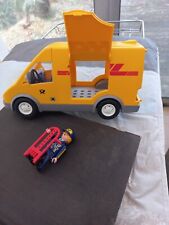 PLAYMOBIL 4401 FOURGON POSTAL DHL+ACCESSOIRES+PERSONNAGE(B4)