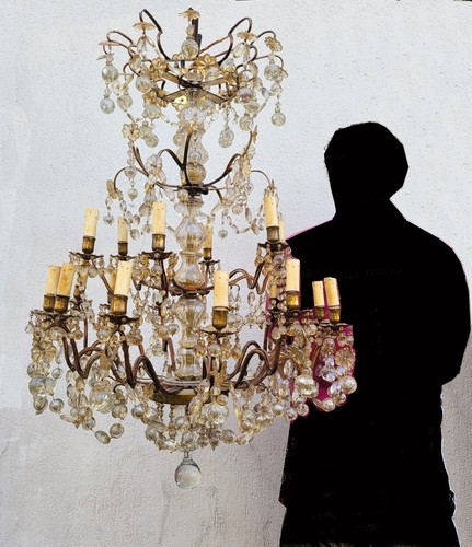 Grand lustre cage - grand,