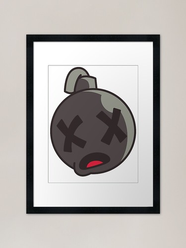 Grenade boom framed - art, print