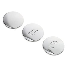 Lot de 3 poignées de