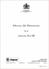manuel atelier réparation entretien technique maintenance jaguar XJ 12