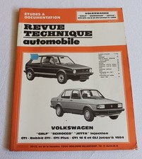 RTA revue technique automobile  GOLF GTI SCIROCCO JETTA VOLKSWAGEN RABBIT 1984 