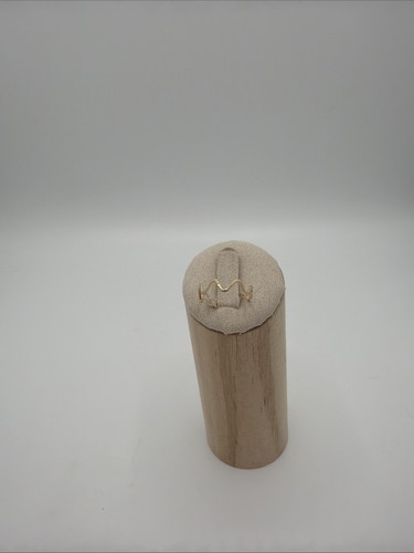 Bague dorée motif - dorée, vague