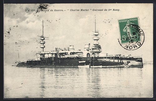 Cpa cuirasse rang - cpa,