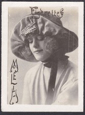 Femme Erotica Érotique Vintage Pin Up Photo 1910 Cigarettes Melia (1529)