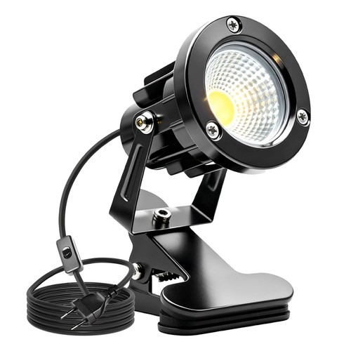 Projecteur led pince avec - led,