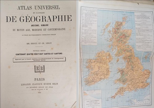 Atlas universel géographie - atlas,