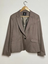 Veste de costume femme grande taille 46 Burton pied de poule