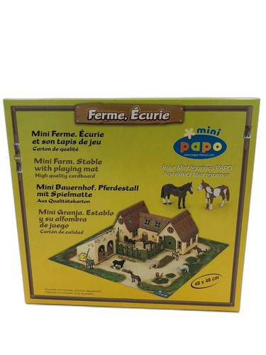 Mini ferme papo - ferme, écurie