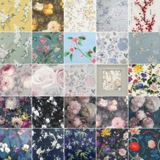 Papier Peint Floral Avec Des Fleurs, Roses Et Feuilles - Divers Designs