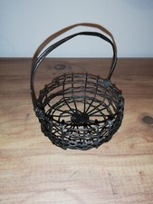 Petit Panier fil de fer noir