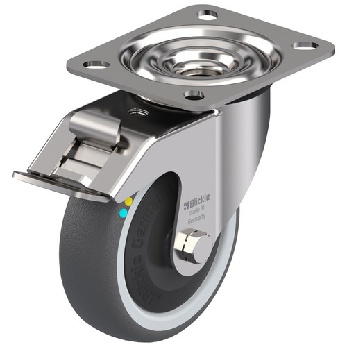 100mm acier inoxydable pivot - acier, /