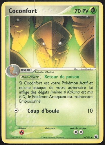 Carte pokémon coconfort - carte,