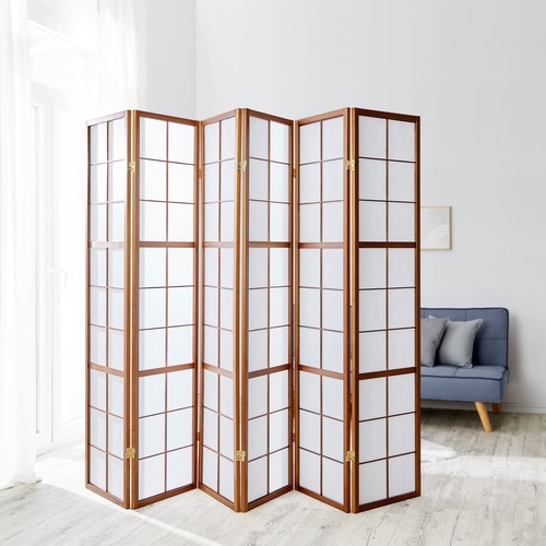 Paravent shoji panneaux bois - paravent,