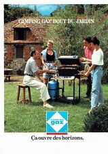 Publicité Advertising 0817  1992  Le barbecue Camping Gaz
