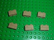 6 x LEGO DkTan  Brick 1 x 2 ref 98283 / Set 10229 10228 60097 70404 75826 9472 