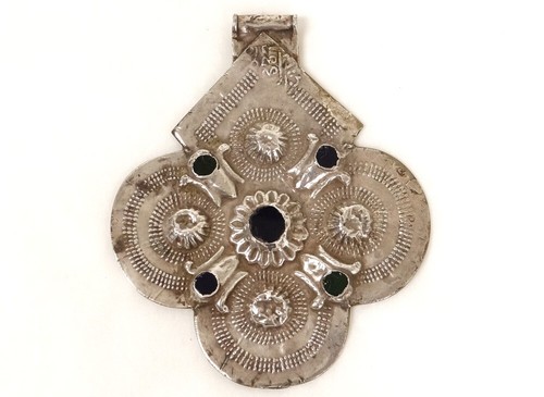 Pendentif talisman argent