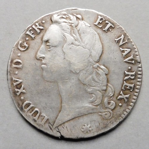 Louis ecu bandeau - louis, xv