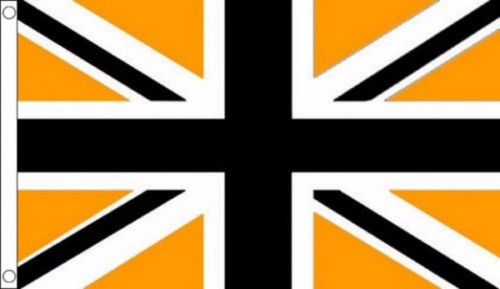Drapeau union jack doré - drapeau,