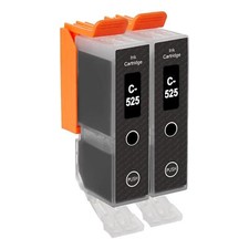 2 Cartouches d'encre Noir PGI pour Canon PIXMA iP4850 MG5200 MG5350 MG8150 MX715