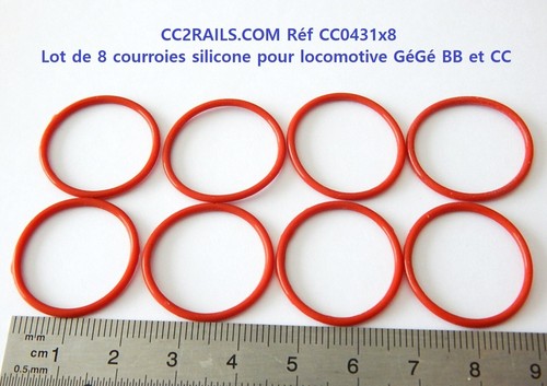 Cc0431 8 courroies - cc0431,