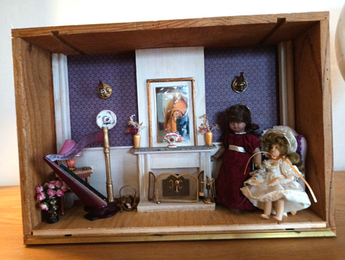 Joli diorama salon - , avec