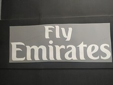 Patch " Fly Emirates " Blanc