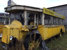 bus Renault TN6 c2 1930 jaune 40Cm X 10Cm 1930 Bon etat