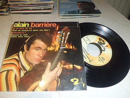 Vinyle 45t alain barriere - alain,