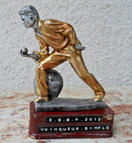 Trophée boule petanque - boule, esbp