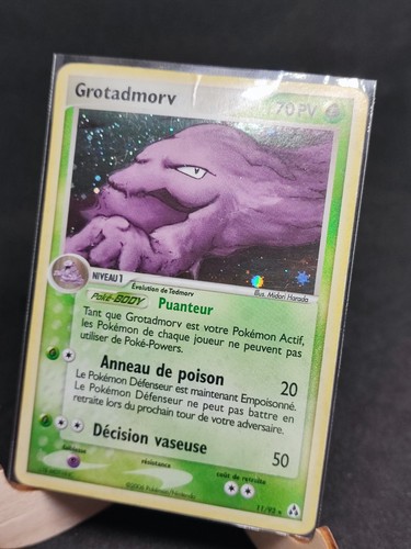Carte pokémon holo - carte, grotadmorv