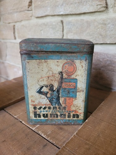 Ancienne boîte tôle - boÎte, en