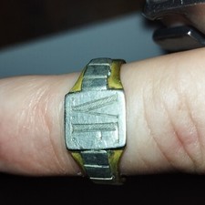 Bague de Poilus pour sa Fiancée 14-18, WWI, Laiton et Alu