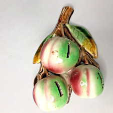 TIRELIRE pêches faïence