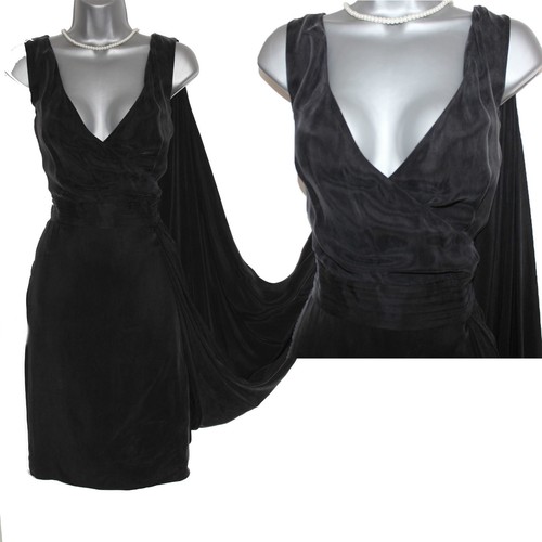Robe cocktail grise charbon - de,