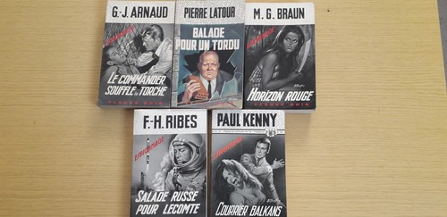 Lot livres espionnages - de, ,