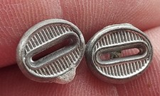 numéros métalliques pour patte d'épaule officier ou sous off allemand 0 ww2 heer