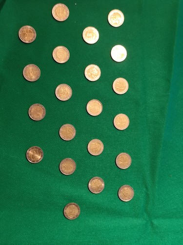 21x commemorative euro - commemorative,