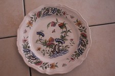 assiette décor floral rouen