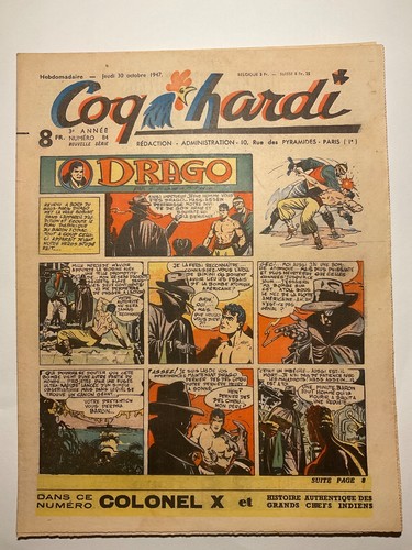 Coq hardi 3eme année - coq,