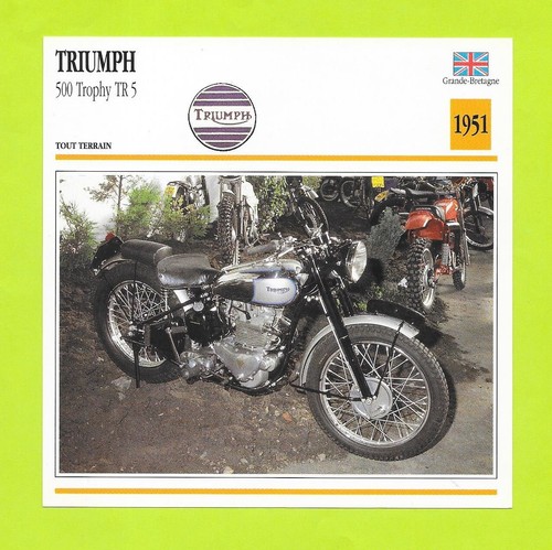 Fiche moto triumph 500 - triumph,