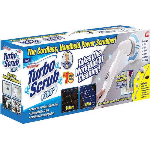 Turbo scrub 360 power scrubber - scrub,